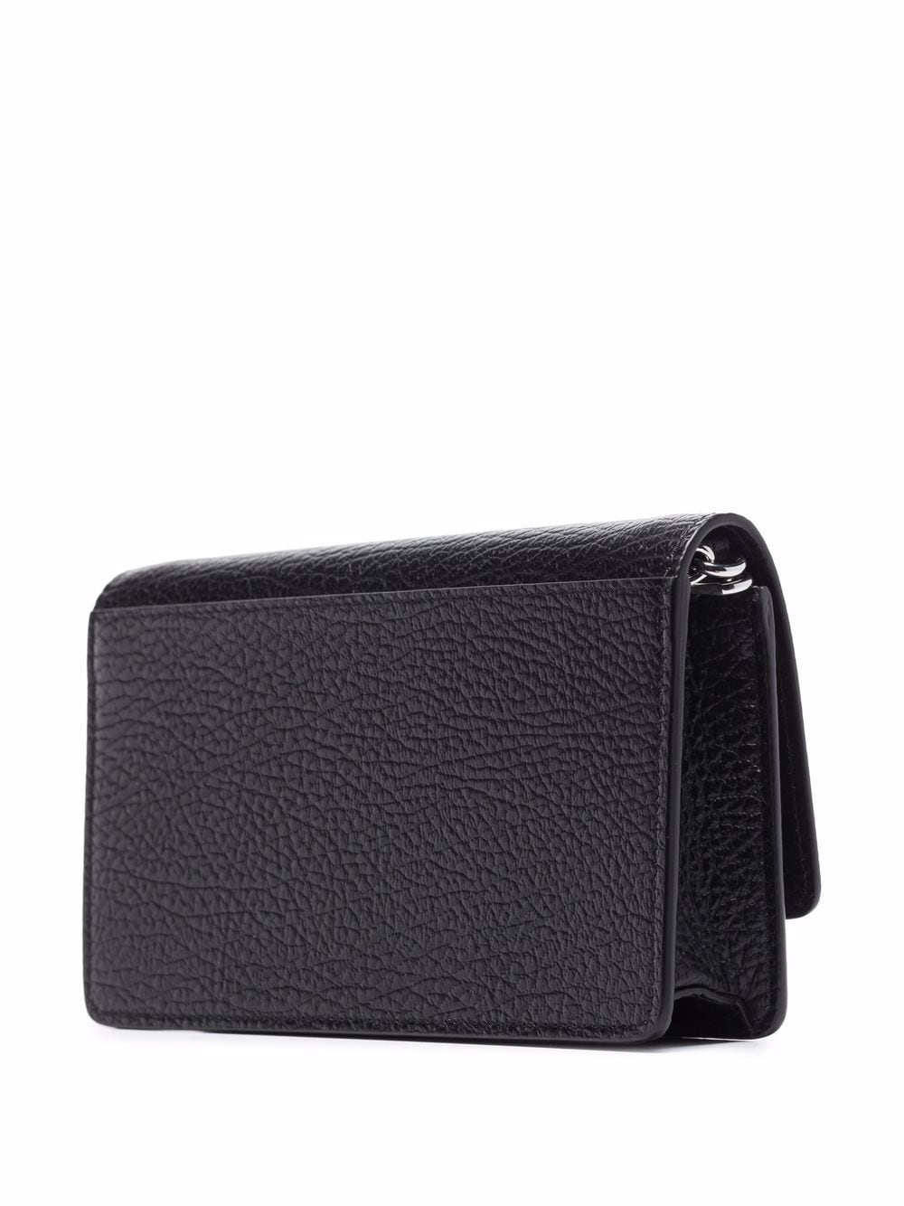 MAISON MARGIELA Iconic Stitch Mini Leather Wallet on Chain