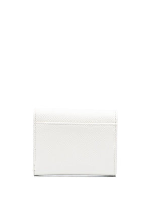 Maison Margiela Leather Trifold Wallet for Women in White