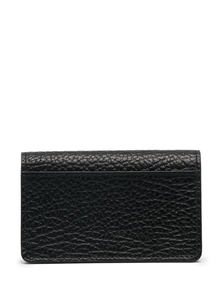 MAISON MARGIELA Mini Grained Leather Purse with Four Stitch Detail