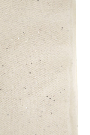 FABIANA FILIPPI SCARF WITH MICRO SEQUINS