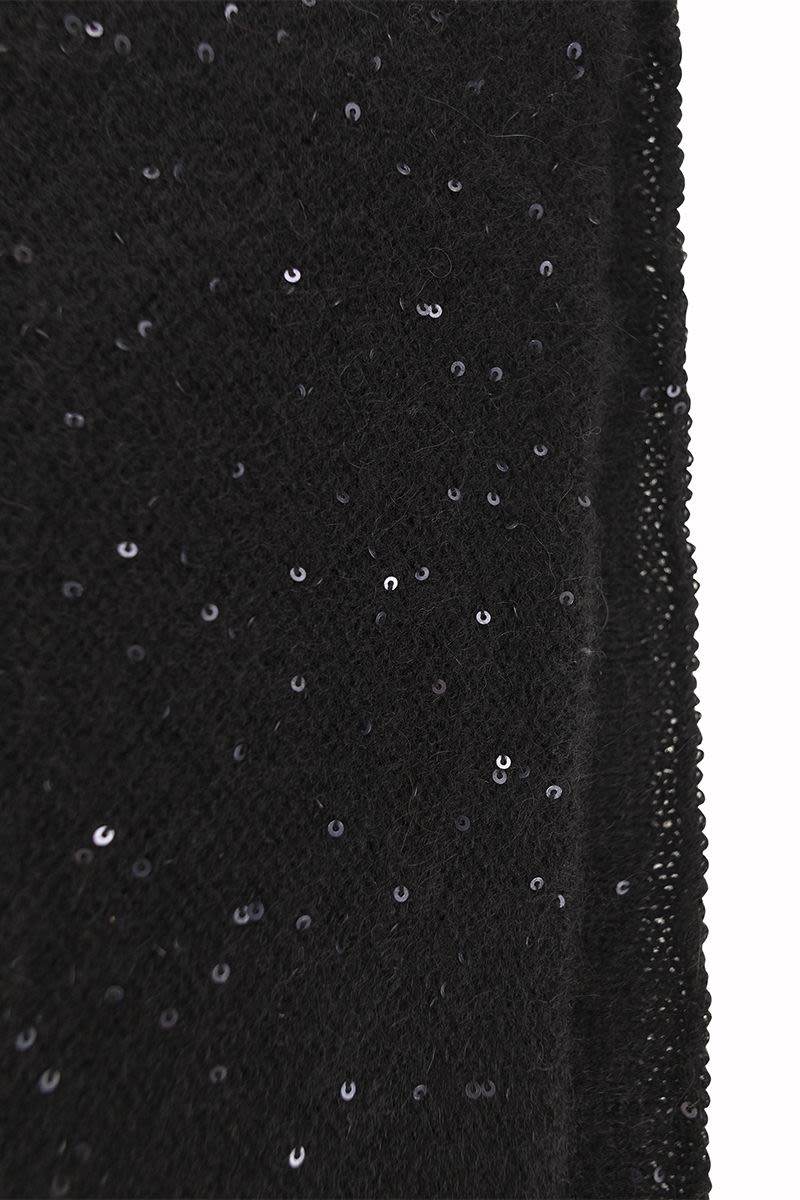 FABIANA FILIPPI SCARF WITH MICRO SEQUINS