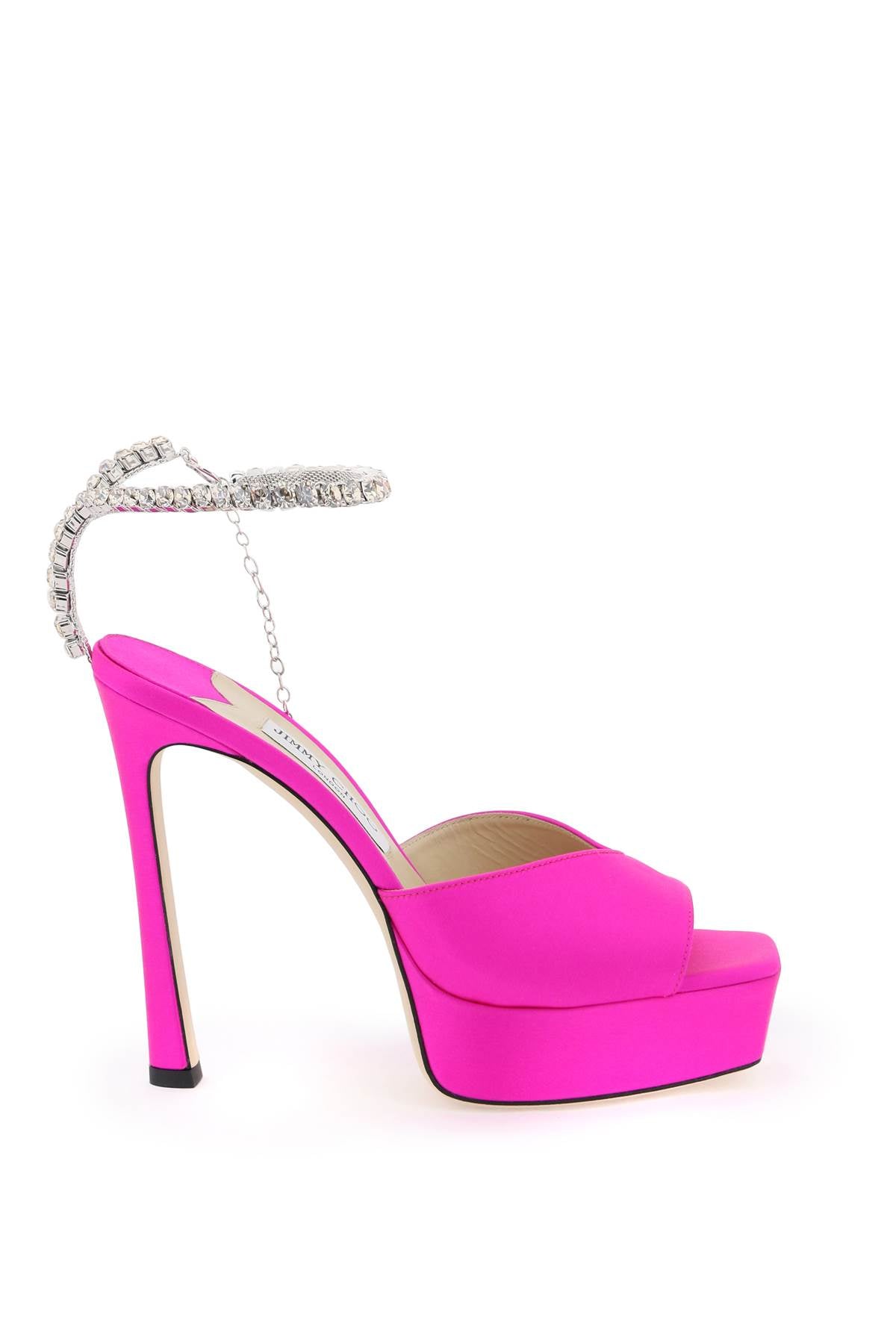 Glamorous Fuchsia Platform Sandals for Women - SS24