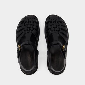 MARNI Classic Black Sandals for the Modern Woman - 24SS Collection