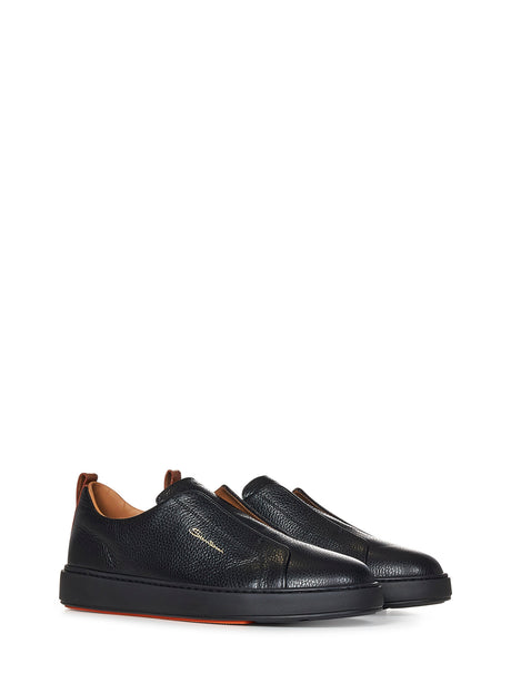 SANTONI Luxury Slip-On Sneakers for Men