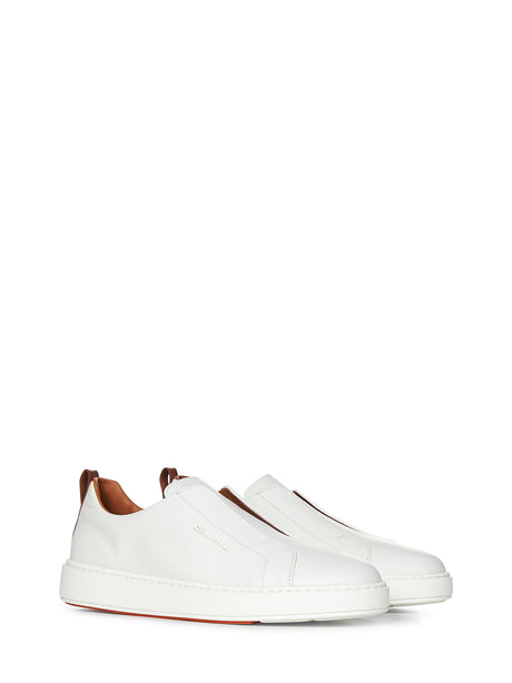 SANTONI Luxury Slip-On Sneaker for Men