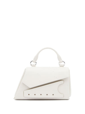 Maison Margiela Off-White Calfskin Top-Handle Handbag for Women (SS24)