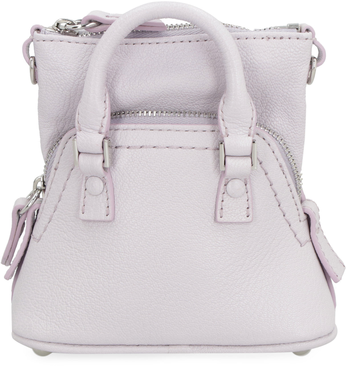 MAISON MARGIELA Luxurious Lilac Leather Crossbody Handbag for the Fashion-Forward Man