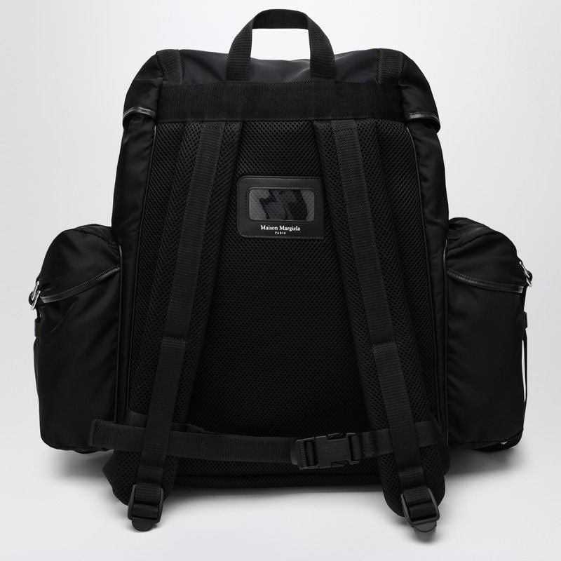 MAISON MARGIELA High Tech XL Black Nylon Backpack