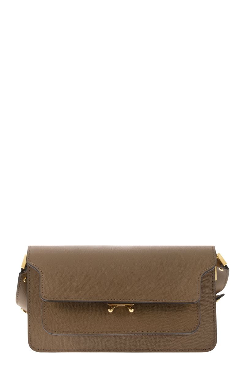 MARNI Sculptural Leather Trunk Handbag for Women - Perfect for Everyday Looks