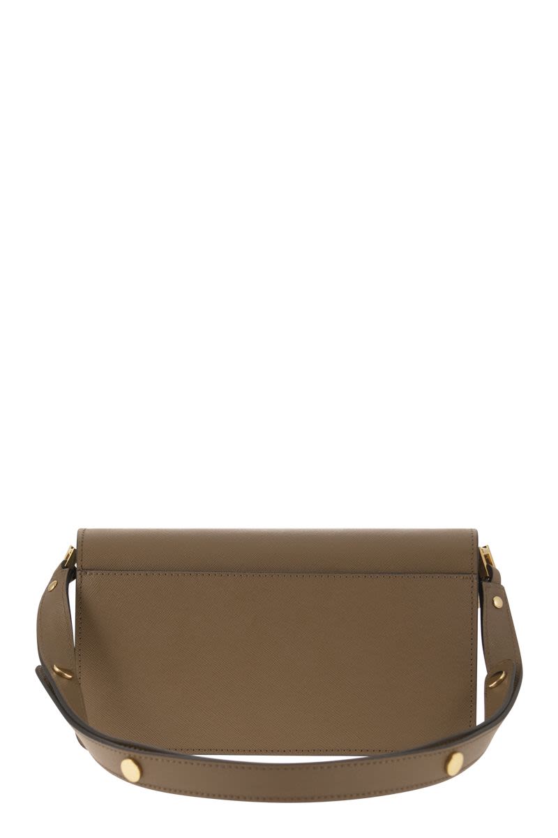 MARNI Sculptural Leather Trunk Handbag for Women - Perfect for Everyday Looks