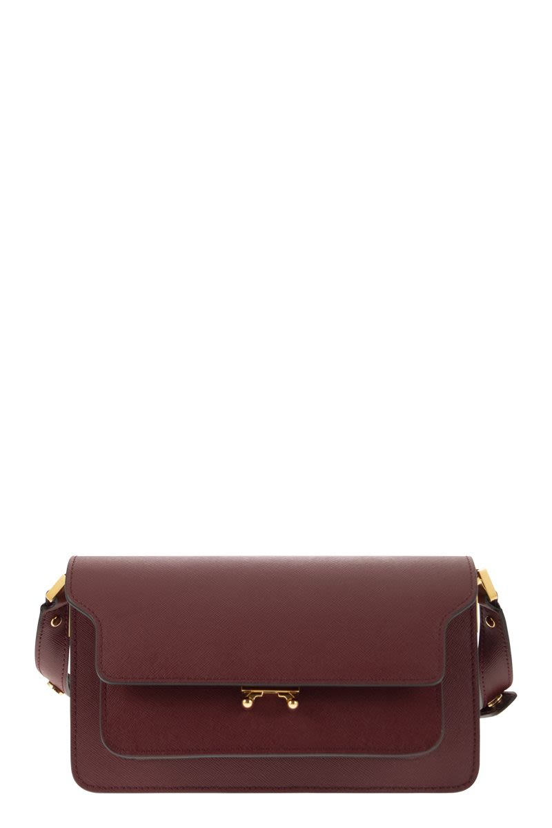 MARNI Sculptural Leather Trunk Handbag for Women - Perfect for Everyday Looks