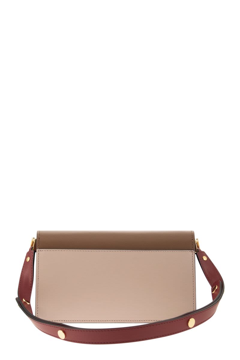 Elegant Shoulder Bag with Stone, Green, and Brown Colors for Women