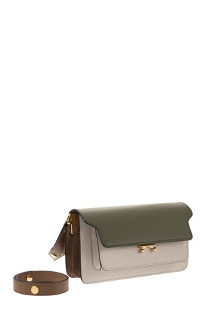 Elegant Shoulder Bag with Stone, Green, and Brown Colors for Women