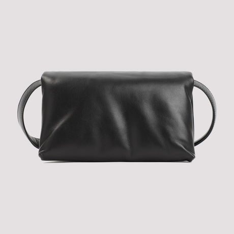黒革プリズマスモールハンドバッグ – SS24コレクション