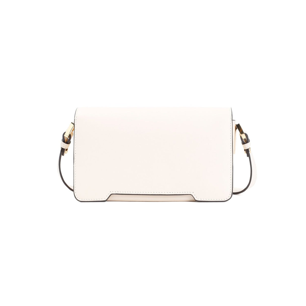 MARNI Mini Luxe Leather Shoulder Bag - Nude & Neutrals 17x11x9cm