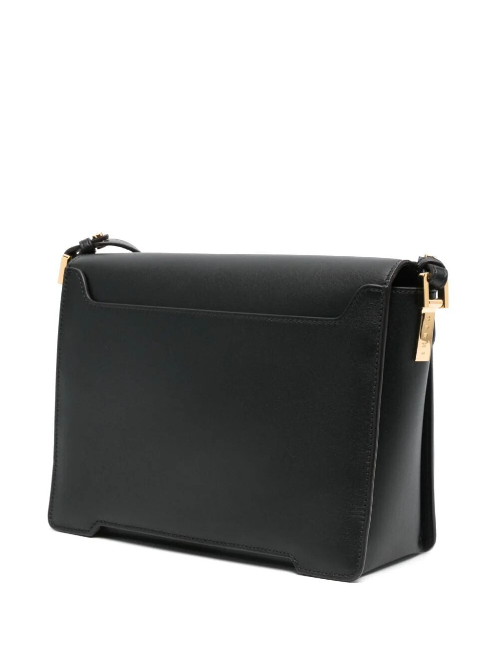 MARNI Women's Medium Trunkaroo Black Leather Crossbody Bag