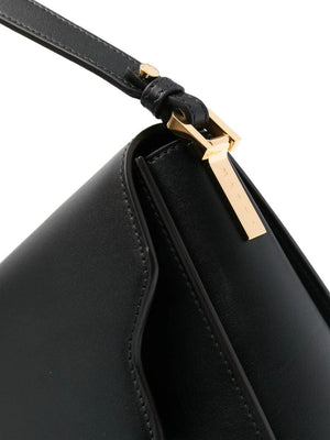 MARNI Women's Medium Trunkaroo Black Leather Crossbody Bag