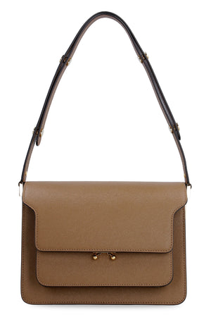 MARNI Timeless MONO-COLOURED SAFFIANO CALFSKIN Shoulder Handbag for Women - 2024 CARRYOVER