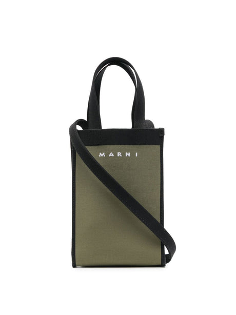 MARNI Knit Logo Crossbody Mini Tote Handbag - FW24