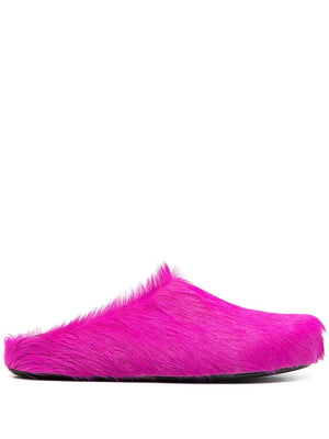 MARNI Fuchsia Men's Slip-On Sandals for Spring/Summer 2024