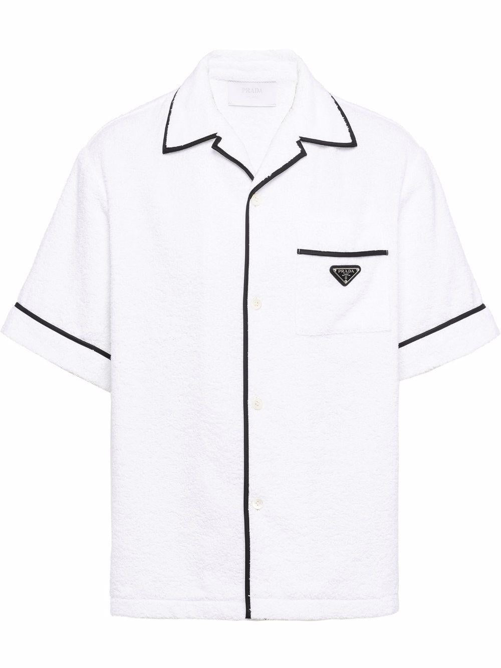 ホワイトコットンシャツ- SS24コレクション
