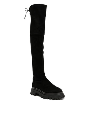 Stunning Black Suede Knee-High Boots for Women