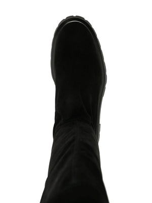 Stunning Black Suede Knee-High Boots for Women