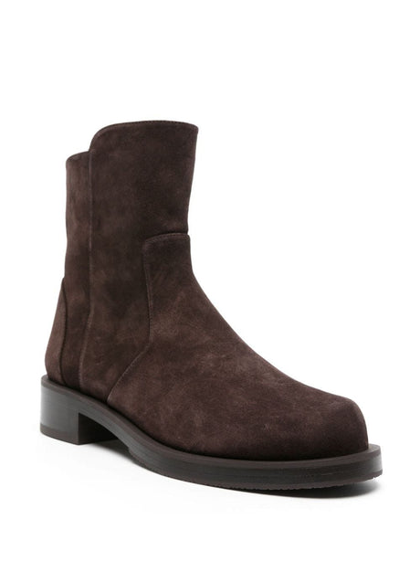 STUART WEITZMAN Stylish Brown Leather Boots for Women - Fall/Winter 2023 Collection