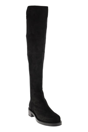 STUART WEITZMAN Bold Knee-High Boot with Elastic Band