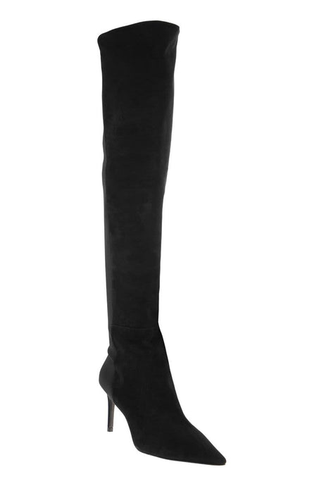 Stylish Thigh-high Suede Boots for Women