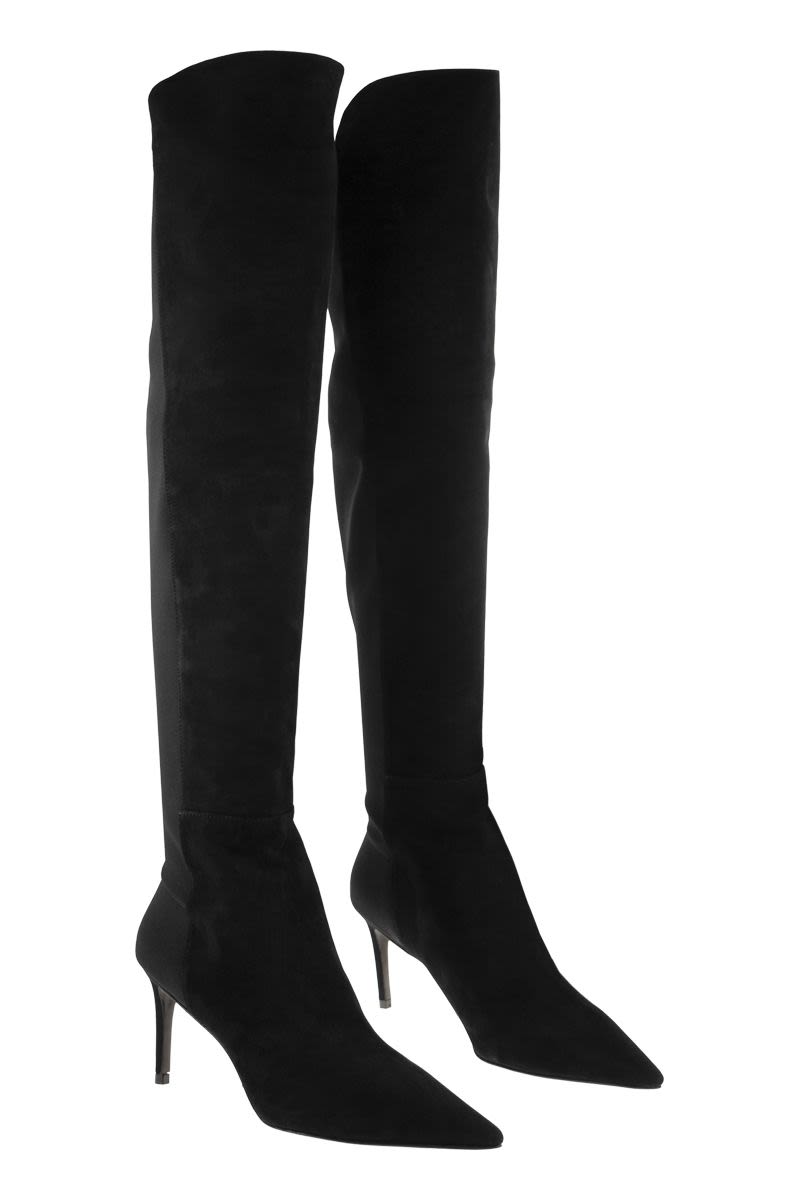 Stylish Thigh-high Suede Boots for Women