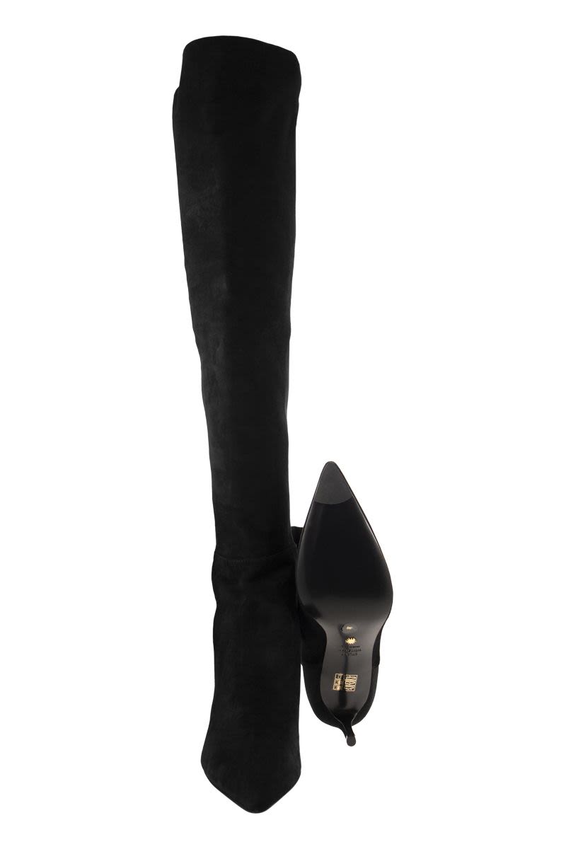 Stylish Thigh-high Suede Boots for Women