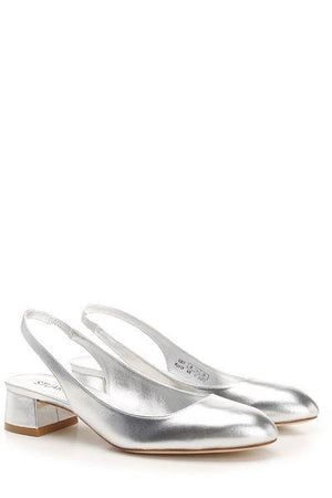 STUART WEITZMAN Gray Slingback Heels - Seasonal Must-Have for Women