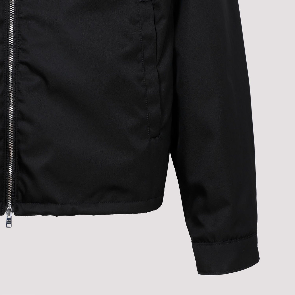 PRADA Black Polyamide Men's Jacket for FW24