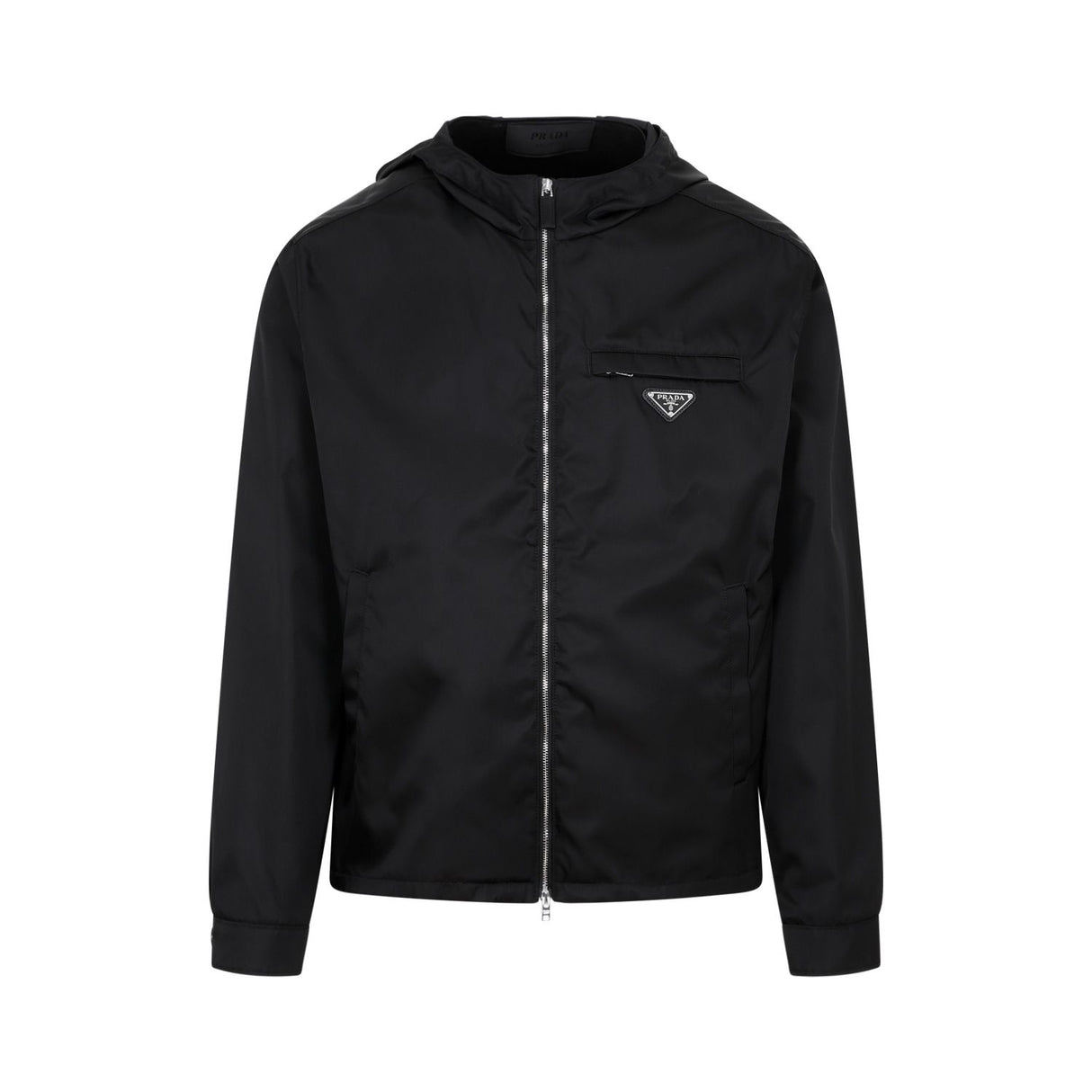 PRADA Black Polyamide Men's Jacket for FW24