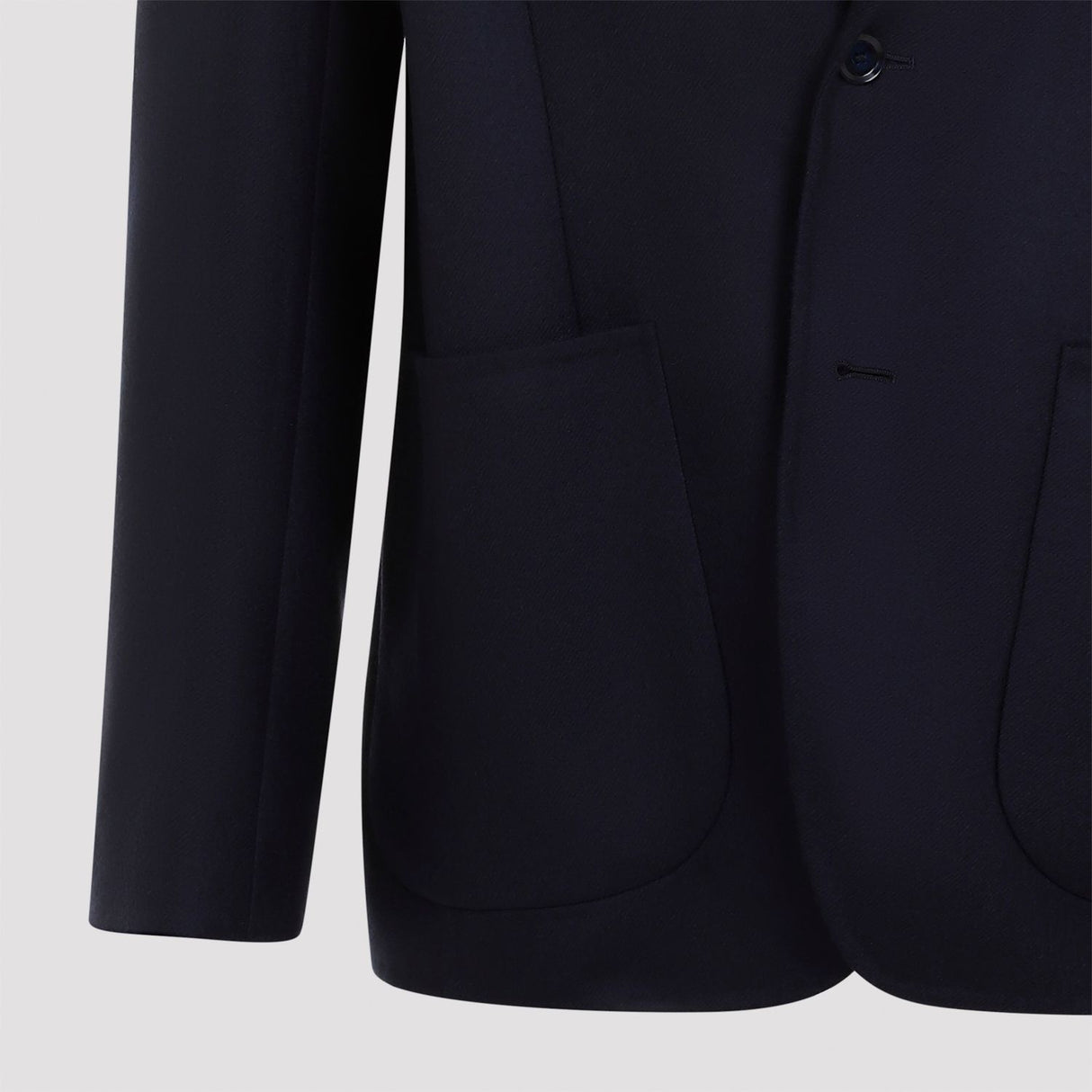 BRIONI Elegant Blue Wool-Silk Jacket