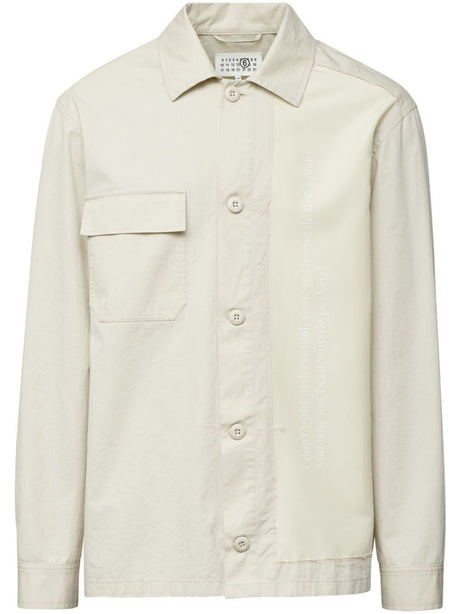 MM6 MAISON MARGIELA Men's Gabardine Fabric Overshirt