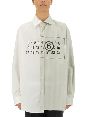 MM6 MAISON MARGIELA Cotton Printed Shirt - Size 50 IT