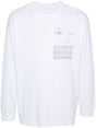 MAISON MARGIELA Cotton Long Sleeve T-Shirt with Printed Logo