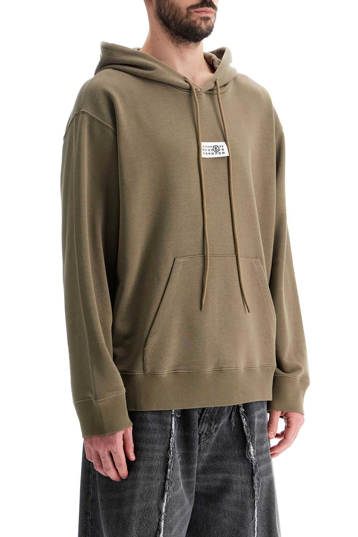 MM6 MAISON MARGIELA Numeric Logo Hoodie Sweatshirt - Relaxed Fit