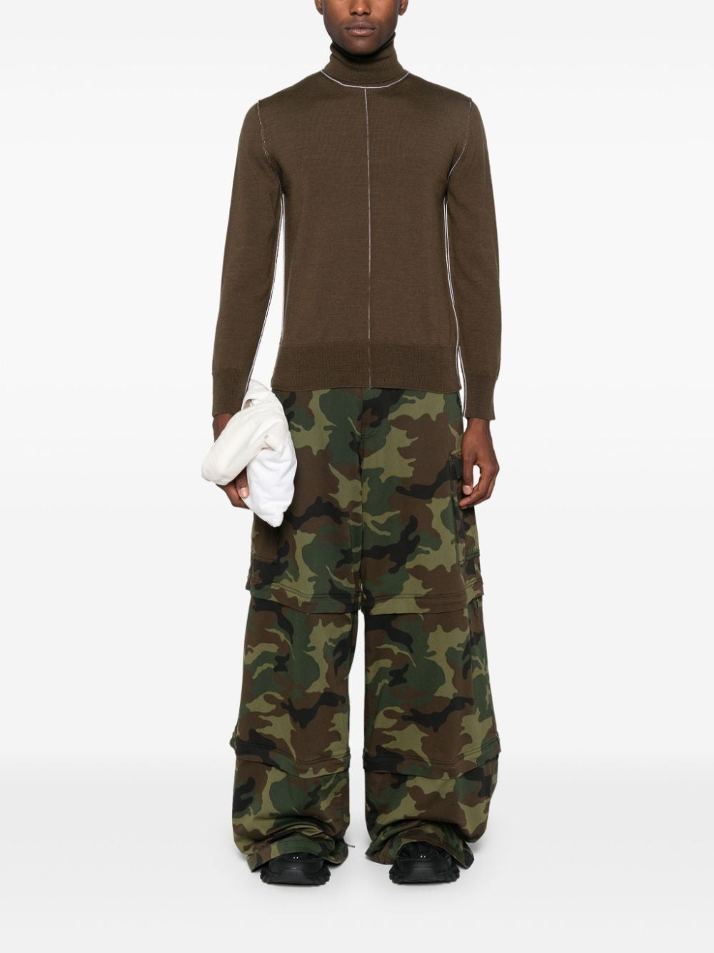 MM6 MAISON MARGIELA High Neck Men's Jumper - FW24 Collection