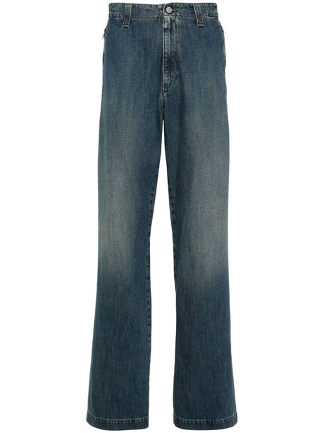 MM6 MAISON MARGIELA Blue 24SS Denim Straight Pants for Men