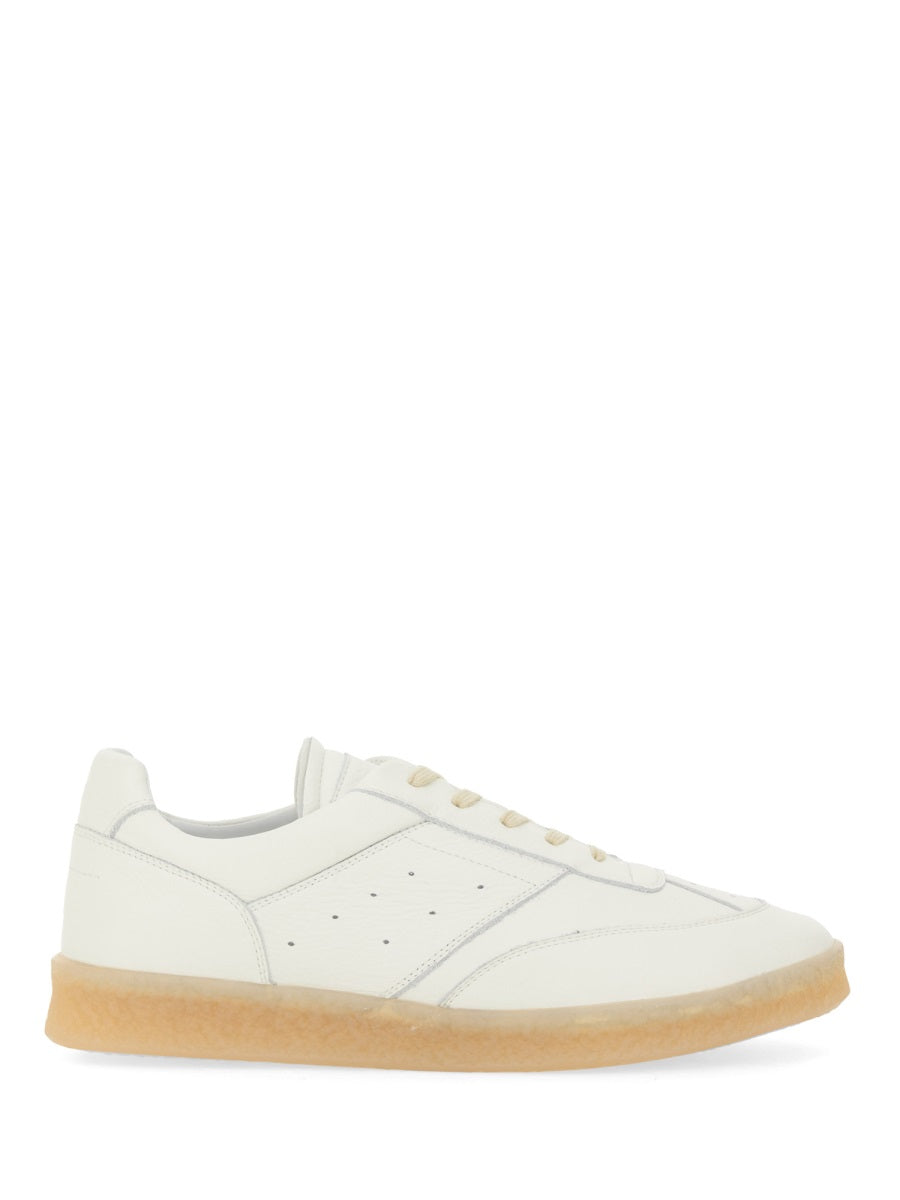 MM6 MAISON MARGIELA Court Sneakers – Premium Leather & Timeless Style