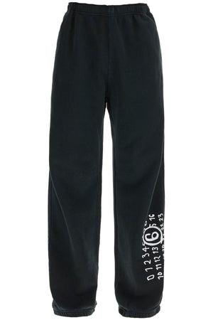 MM6 MAISON MARGIELA Relaxed Fit Numeric Print Joggers - Size M