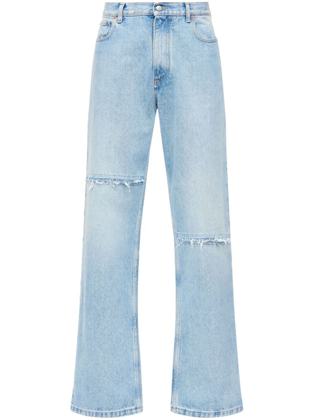 MM6 MAISON MARGIELA Distressed-Effect Straight-Leg Jeans