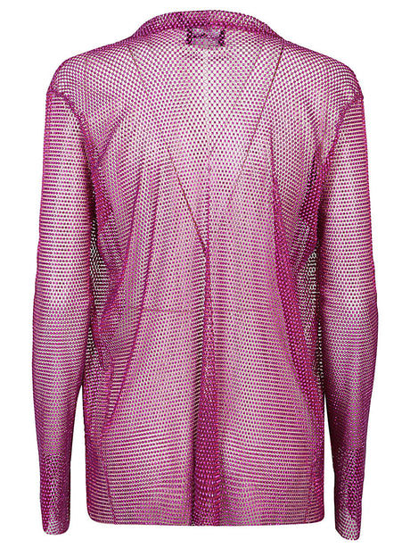 粉紅色單排釦女士西裝外套 - FW23季