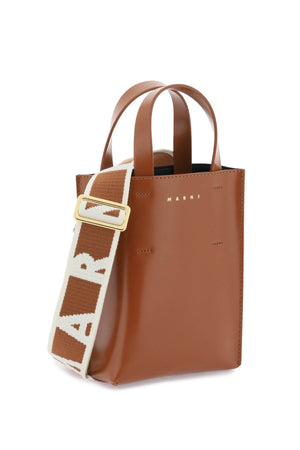 MARNI Mini Leather Tote Handbag