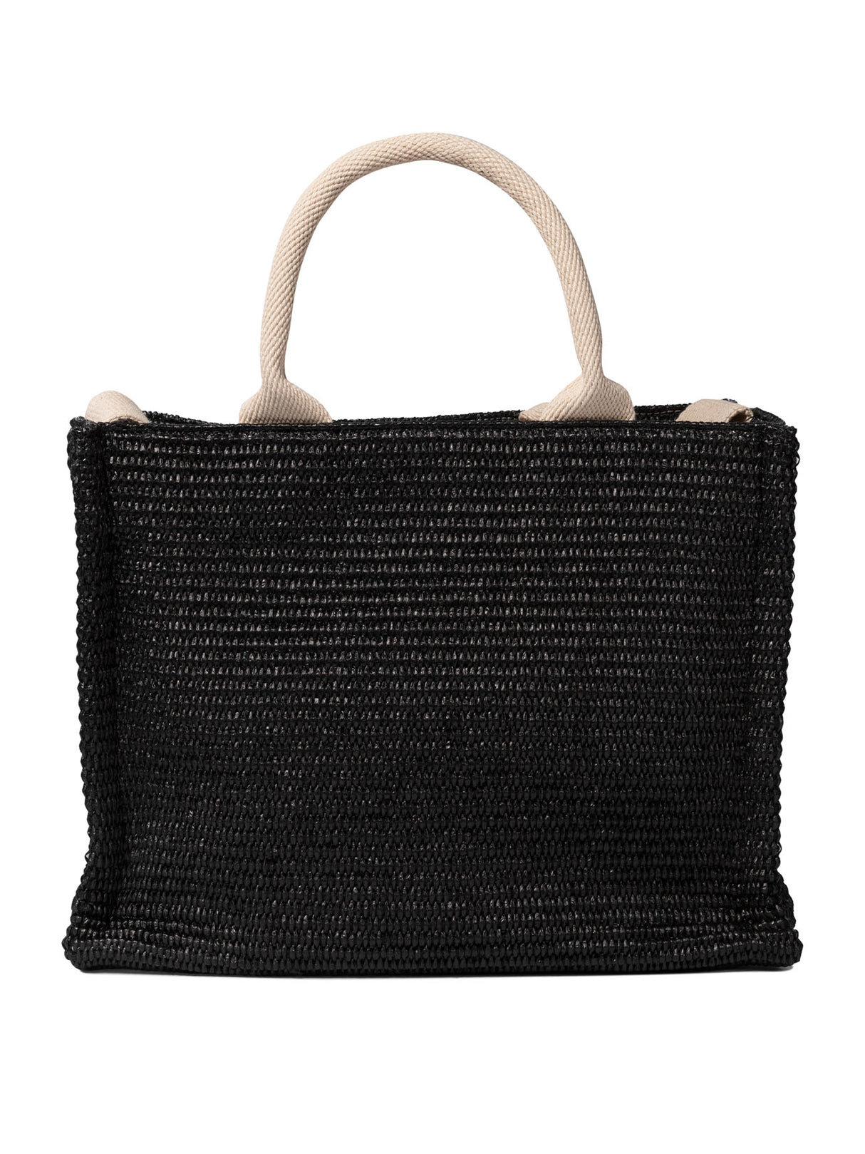 MARNI Raffia-Effect Medium Tote Handbag