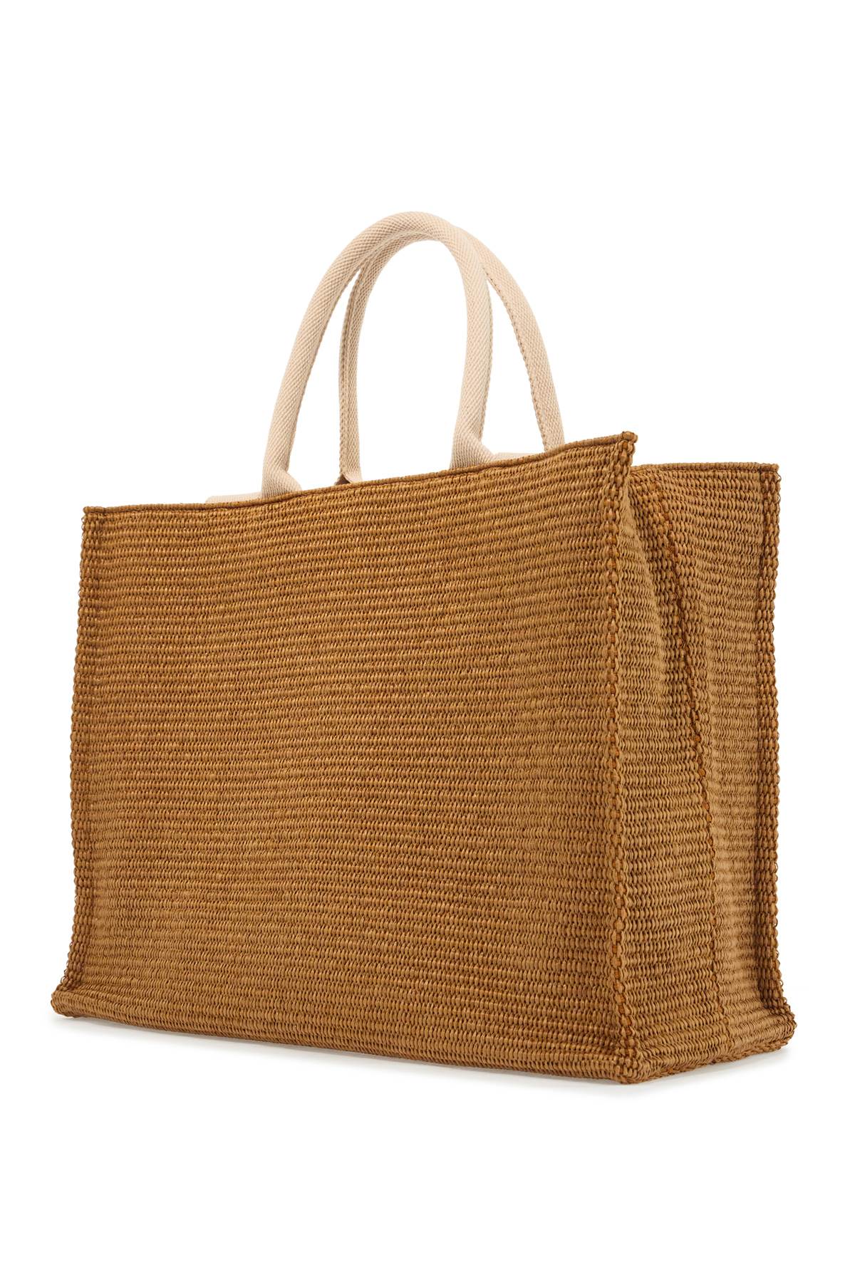 MARNI Large Raffia Effect Tote Handbag