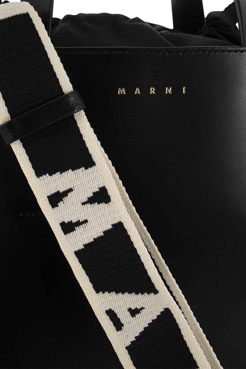 MARNI Mini Museo Artistic Black Crossbody Bag for Women